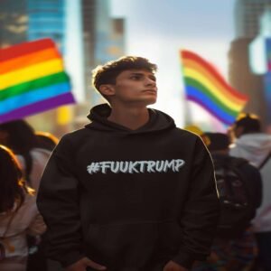 #FUUKTRUMP Men Hoodie