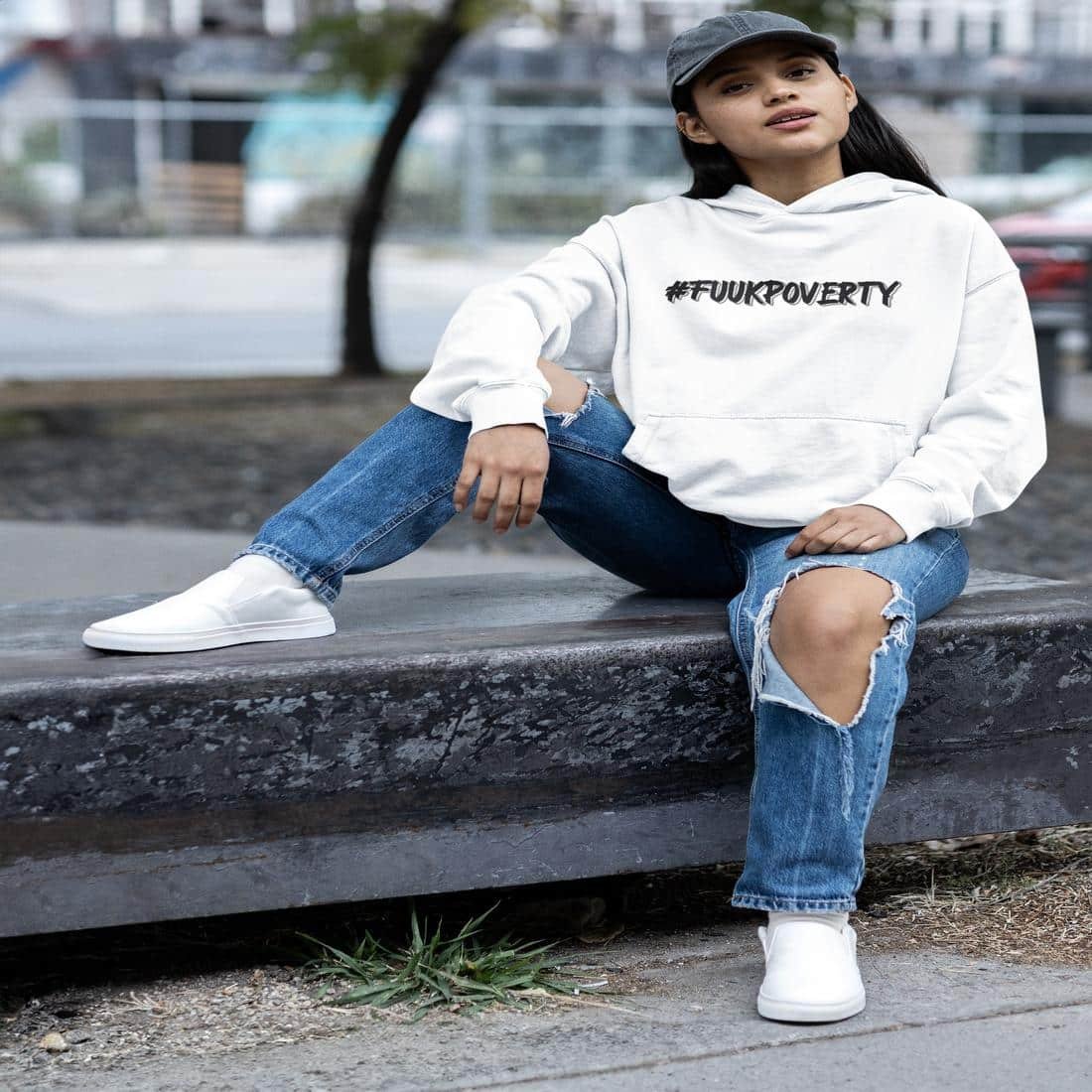 #FUUKPOVERTY Woman Hoodie