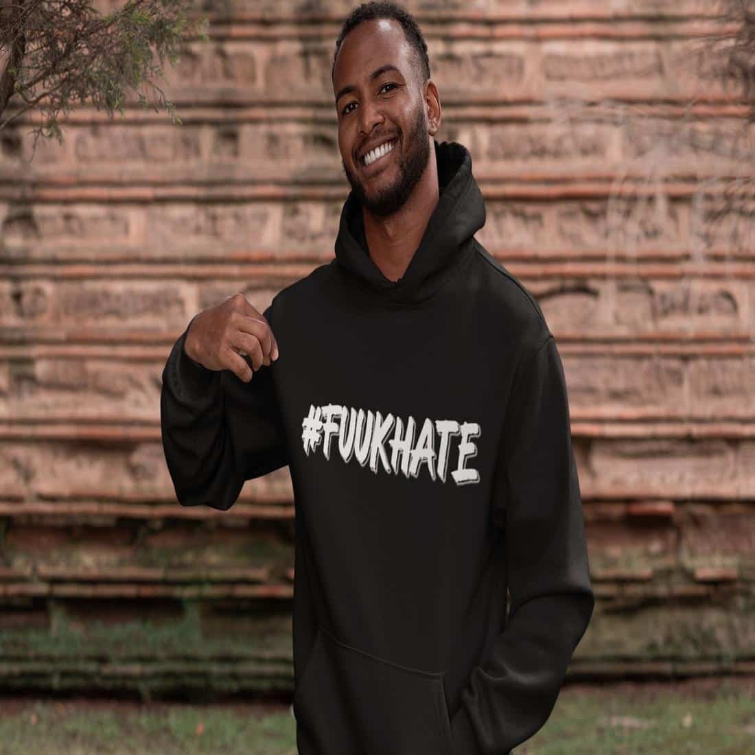 #FUUKHATE Men Hoodie – Image 6