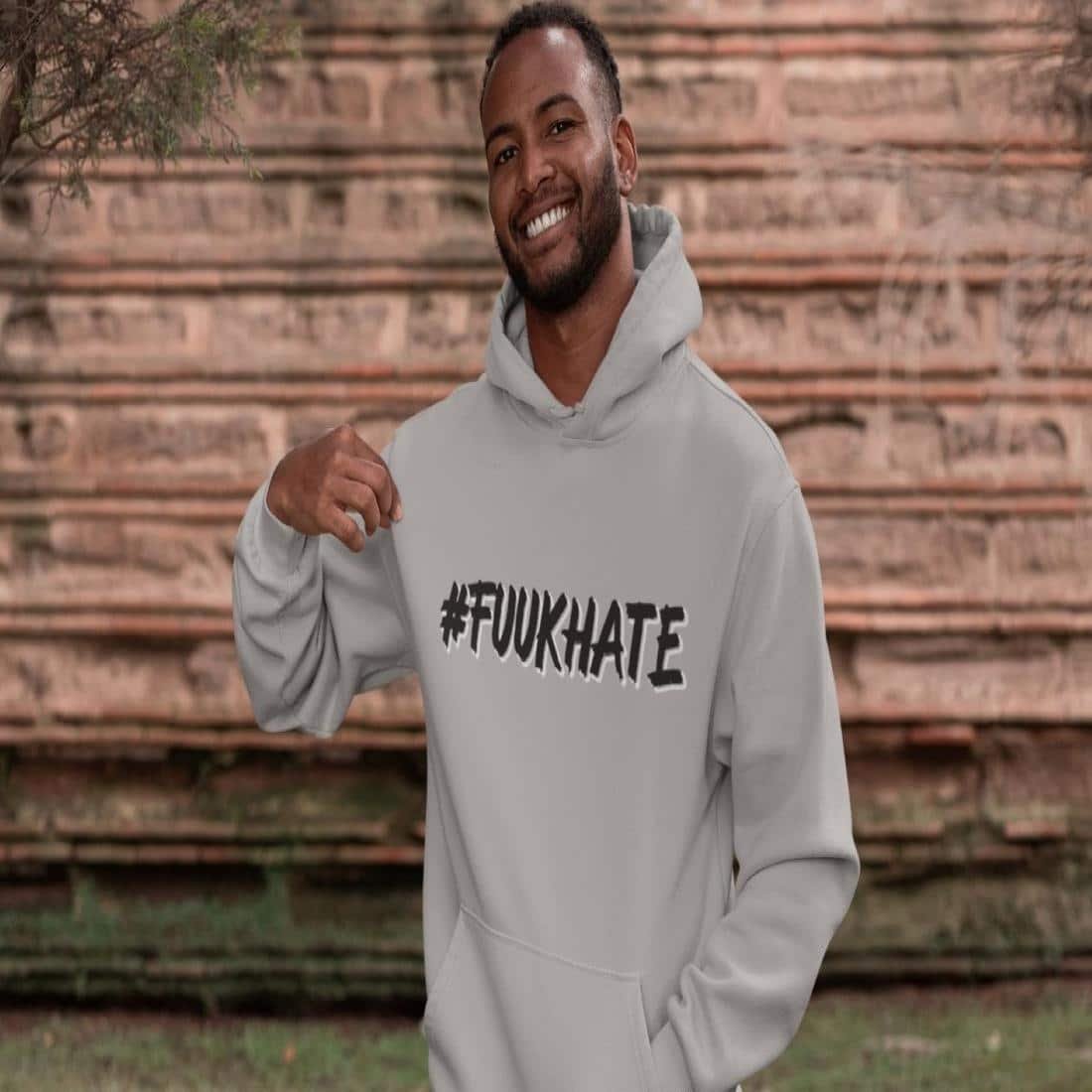 #FUUKHATE Men Hoodie – Image 11