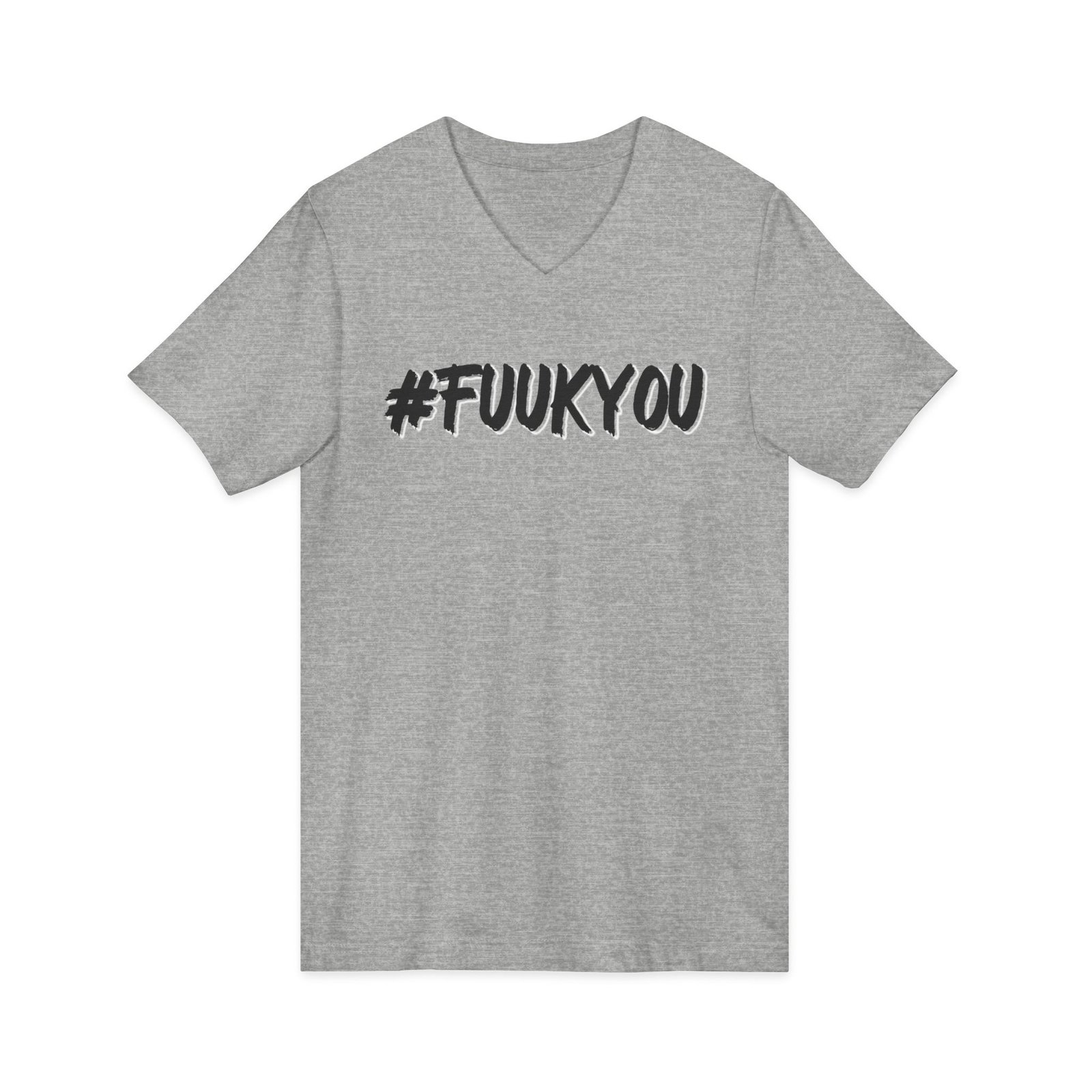 #FUUKYOU Women V-Neck T-Shirt – Image 10