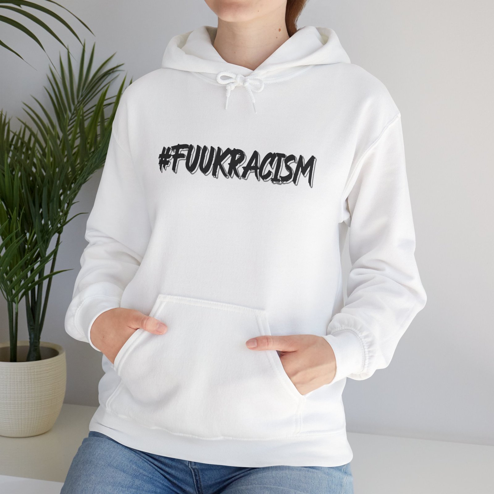 #FUUKRACISM Women Hoodie – Image 3