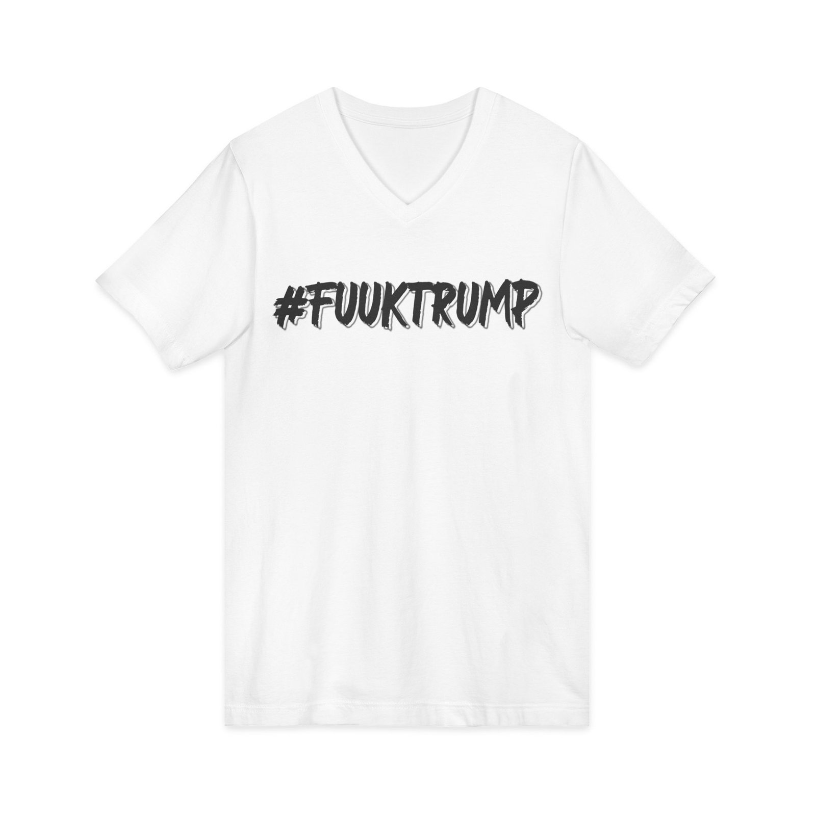 #FUUKTRUMP Women V-Neck T-Shirt – Image 2