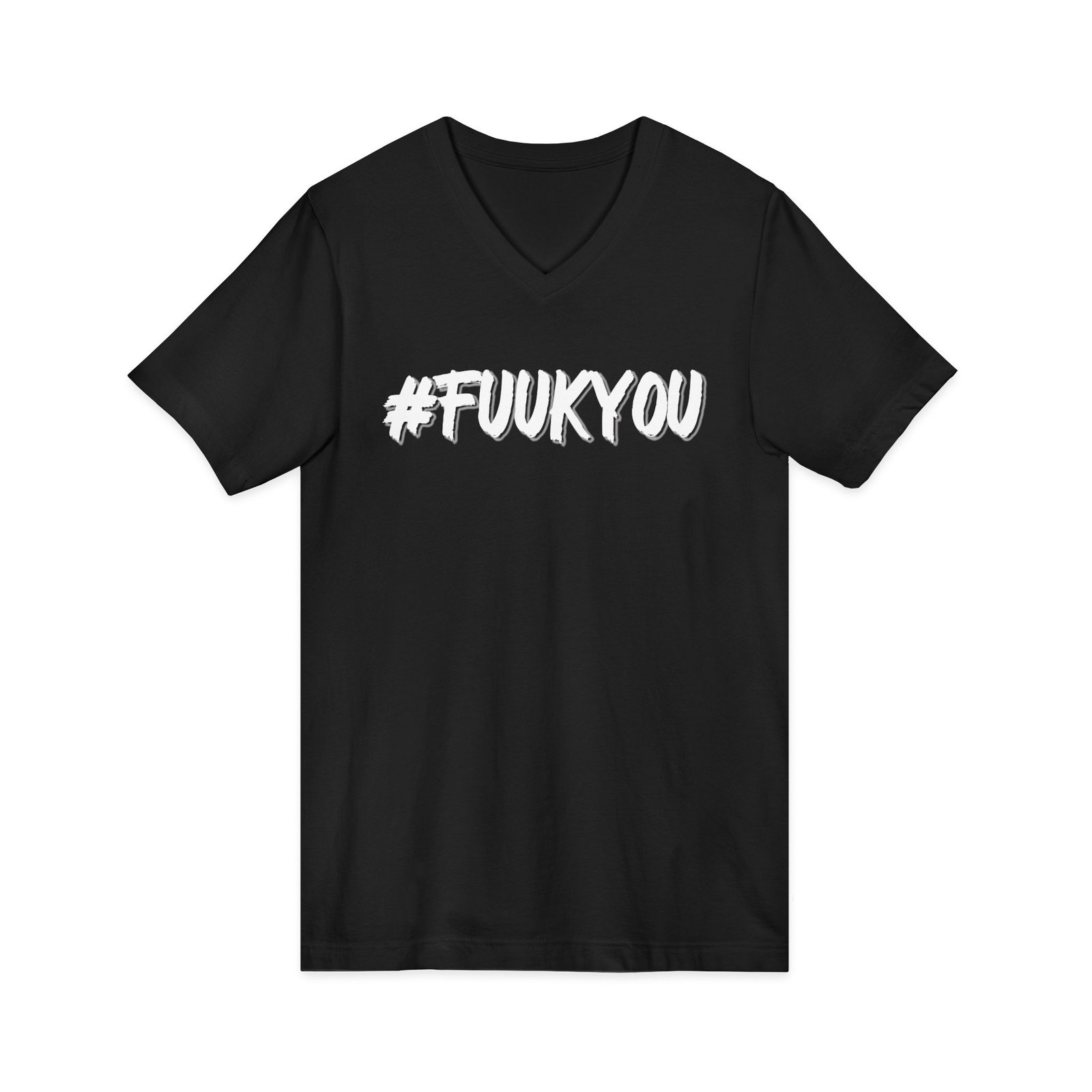 #FUUKYOU Women V-Neck T-Shirt – Image 6