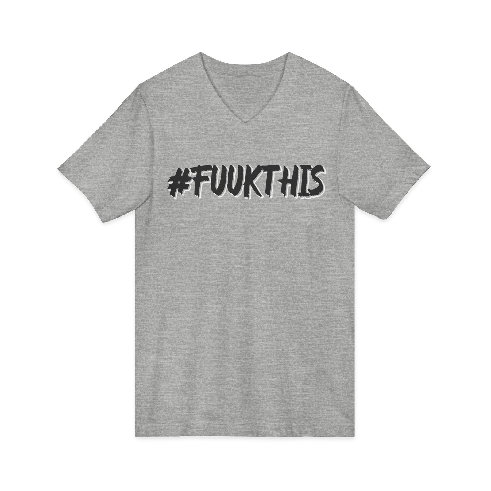 #FUUKTHIS Women V-Neck T-Shirt – Image 10