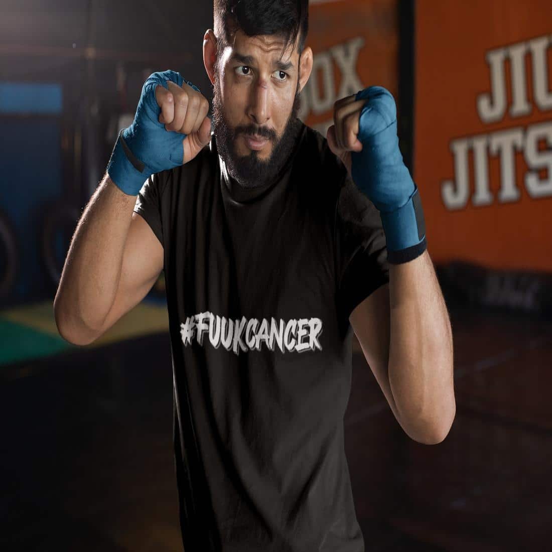 #FUUKCANCER Men T-Shirt - Image 7