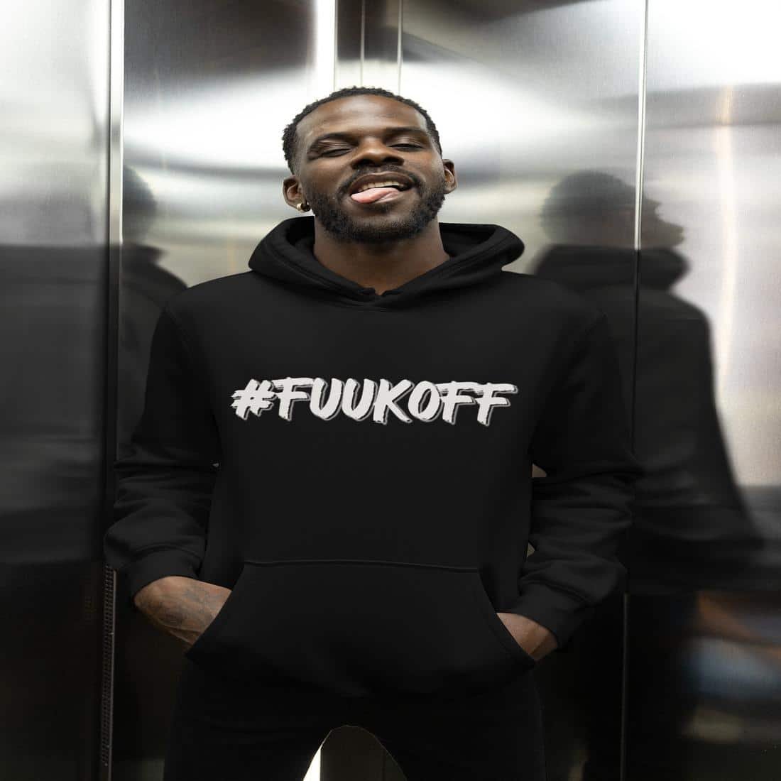 #FUUKOFF Men Hoodie – Image 5
