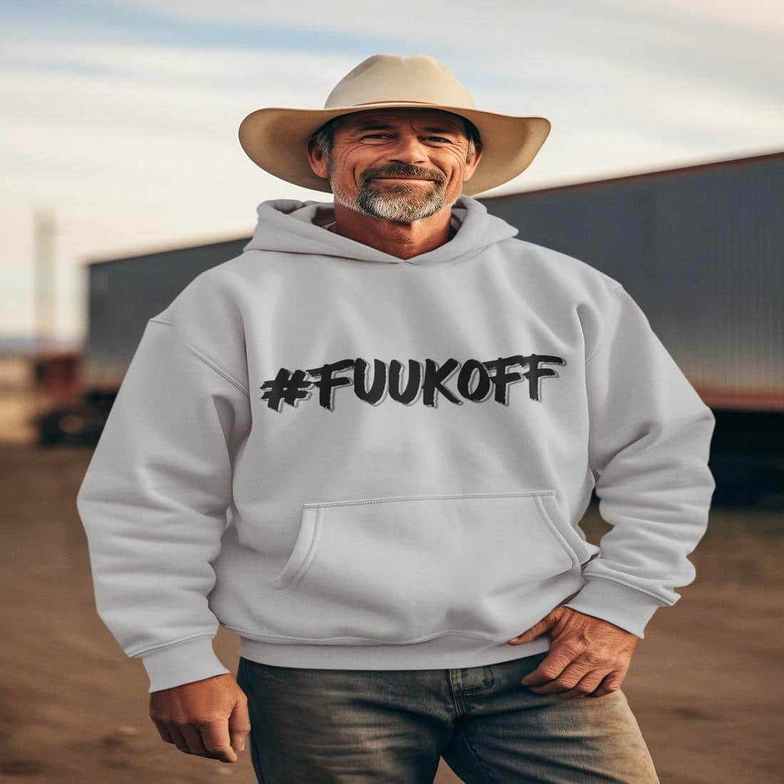 #FUUKOFF Men Hoodie – Image 9