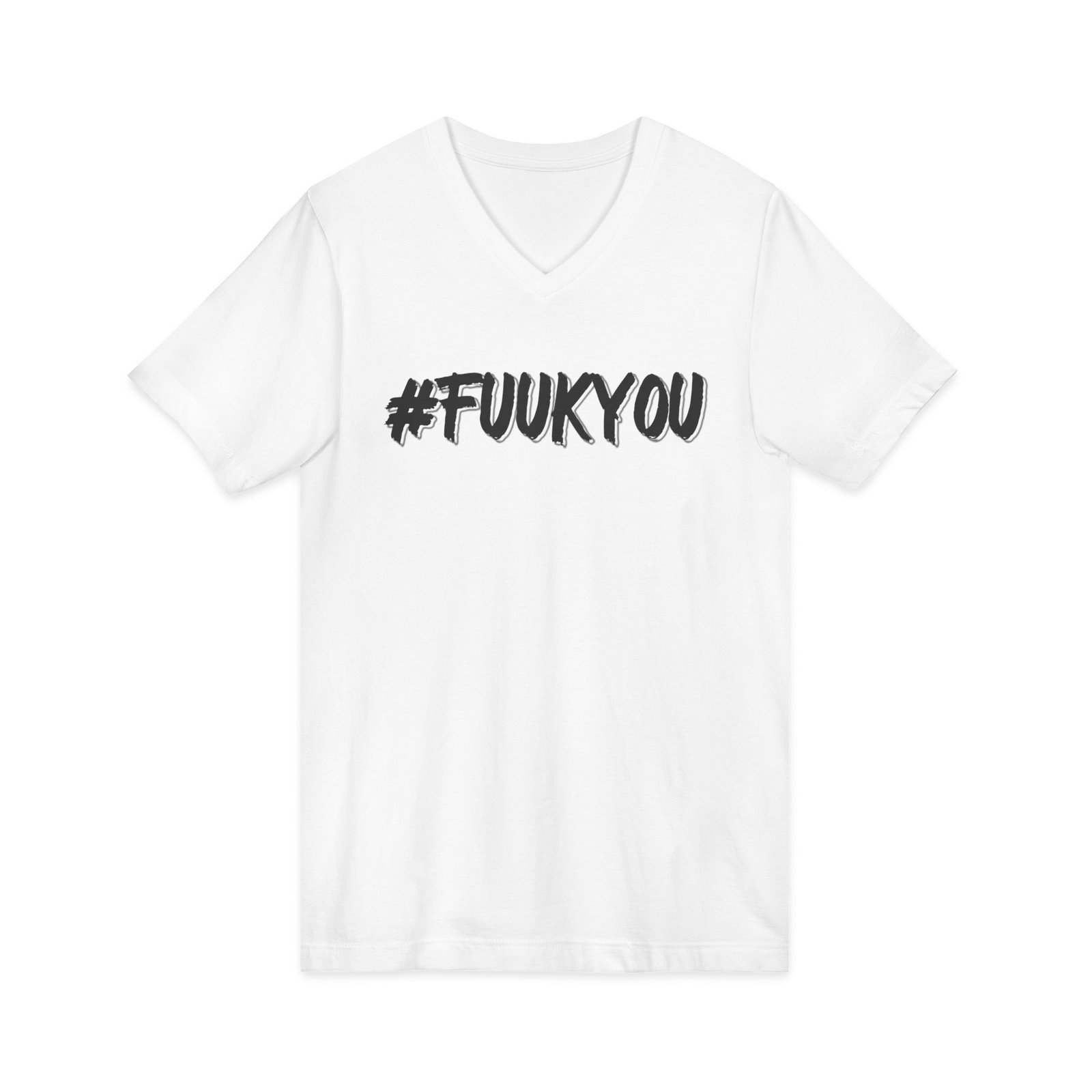 #FUUKYOU Women V-Neck T-Shirt – Image 2