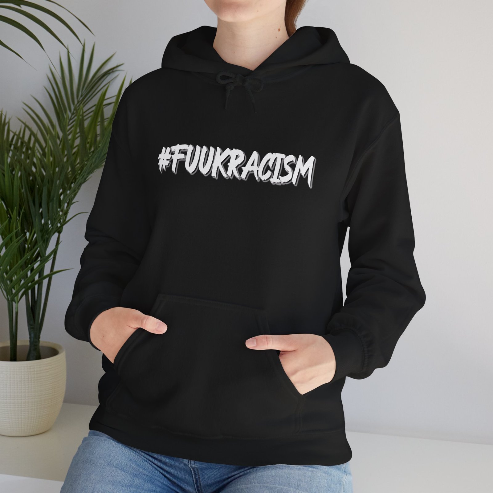 #FUUKRACISM Women Hoodie – Image 8