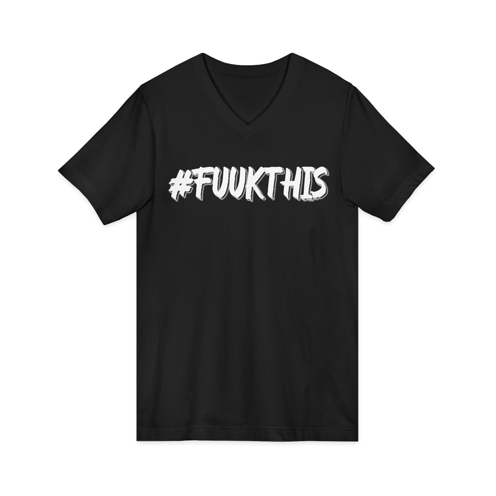 #FUUKTHIS Women V-Neck T-Shirt – Image 6