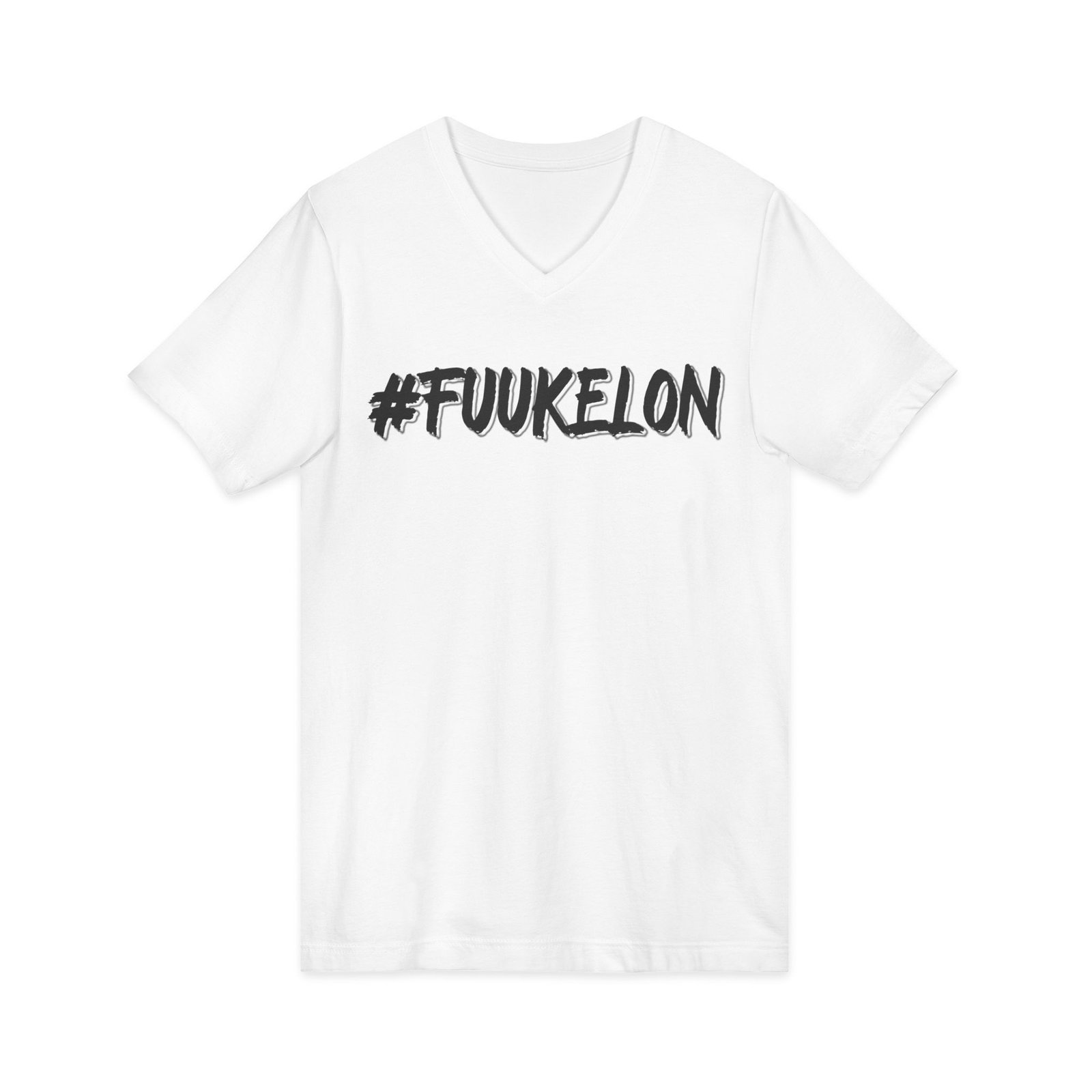 #FUUKELON Women V-Neck T-Shirt – Image 2